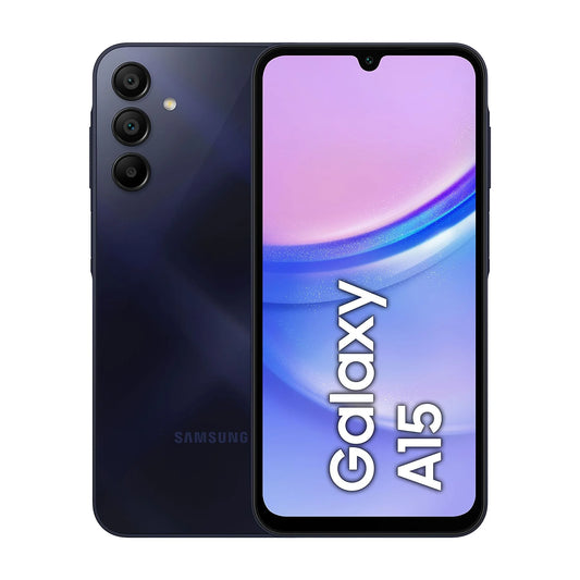 Smartphone Samsung Galaxy SM-A155 A15 display 6.5" memoria  4+128 gb blue black ds ita